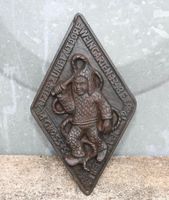 Massives GUSSEISEN - RELIEF Plätzler Zunft ALTDORF 1980 H 38