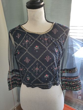 Damen Set Bluse und Hose mit Rock