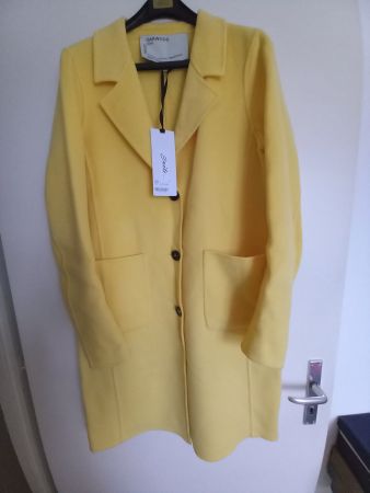 Dünner Wollmantel Oakwood gelb, M, wie neu