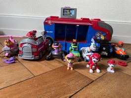 Paw Patrol  Set mit diversen Fahrzeugen, Mission Cruiser