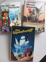 3 Jugend-Bücher - Schiffe und Seeräuber, eine 1. Auflage