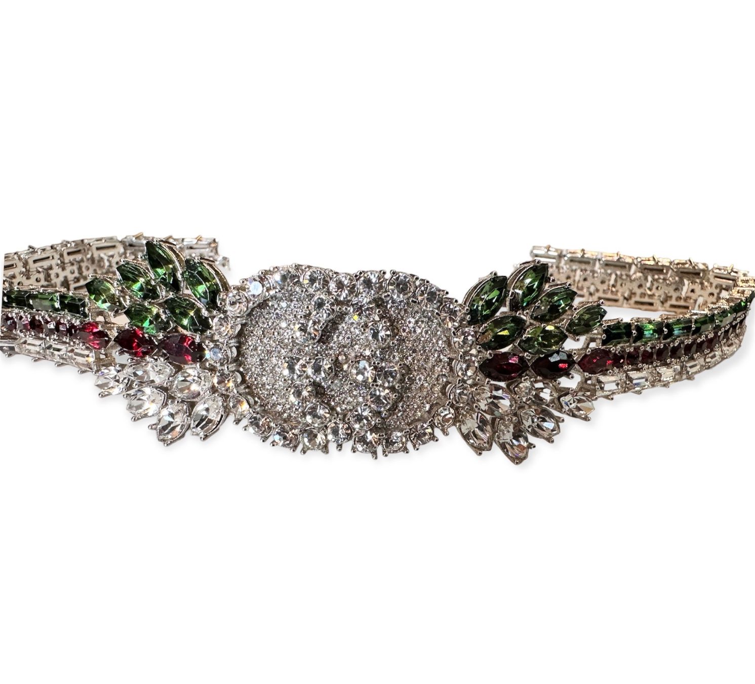 Gucci Autres bijoux: Gucci CRYSTAL GG INTERLOCK STIRNBAND Silber – Neuf avec emballage d'origine à Lachen SZ par HelvetiaLuxury 8