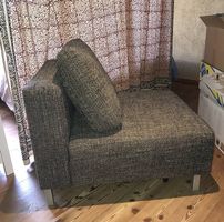 Sofa Stoff 2-teilig 
