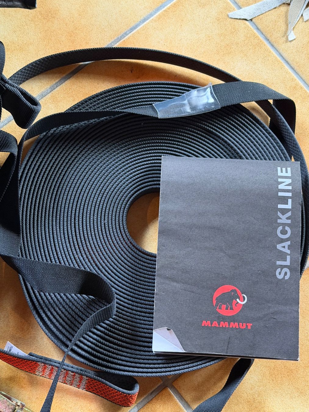 Slackline: Mammut Slackline Set - Orange 20m (NEW!) – Nuovo e nell'imballaggio originale da Sion venduto da Senggchuppa 1