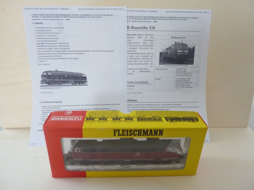 SY1870) Fleischmann 4891 H0 DC Zugset Preußischer Güterzug der KPEV