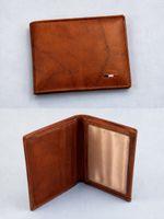 Braunes Leder-Portemonnaie