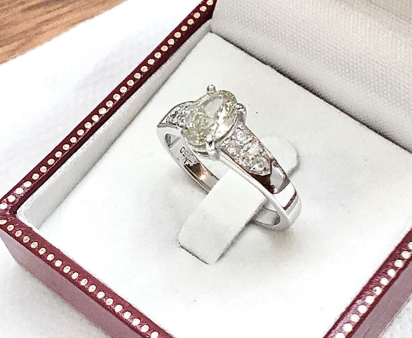 Ringe: Neu top 1.21 ct.Solitär-Diamant Ring 750 – Neu und originalverpackt aus Roggwil /BE von elegance45 2