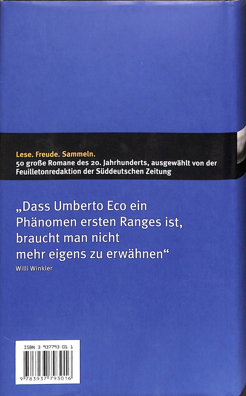 Livres: Der Name der Rose – D'occasion à Chur par mojobox 1