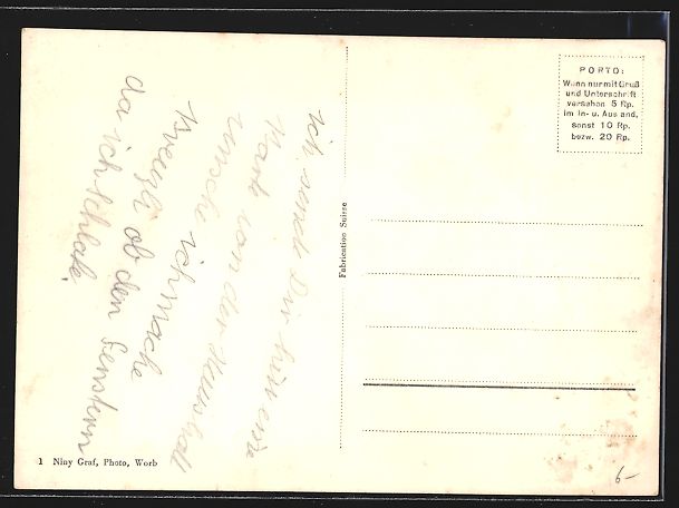 Cartoline postali: AK Worb, Haushaltungsschule – Usato da Berlin venduto da bartko-reher 1