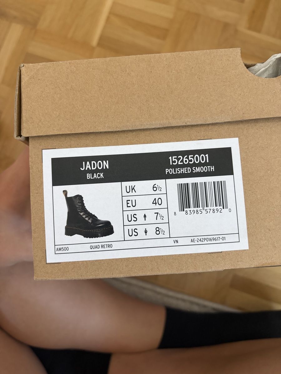 Dr. Martens Scarpe da uomo: Stiefel Dr. Martens Jadon – Nuovo (secondo la descrizione) da Zürich venduto da van_dw58 6