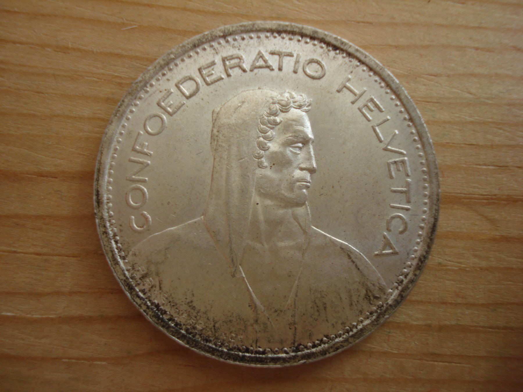 Tutti le monete: (S1)      5 Franken 1954 STGL – Usato da Erlach venduto da Net-Coins 1