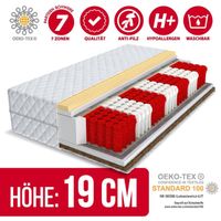 Matratze FORGIA - H3/H4 - 19cm - 100x200