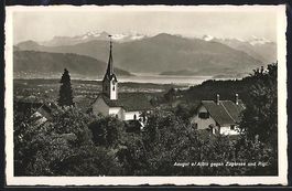 Aeugst a. Albis, Kirche gegen Zugersee u