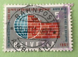 Nr.375 mit Vollstempel Bahnpost
