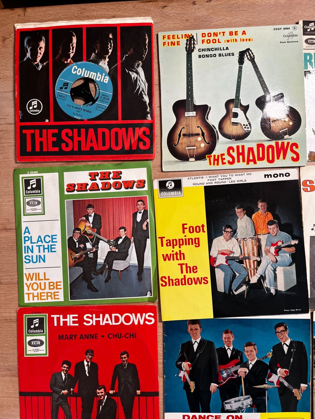 Dischi in vinile: The Shadows - 18 Singles Vinyl Sammlung – Usato da Zürich venduto da Allrounders 1