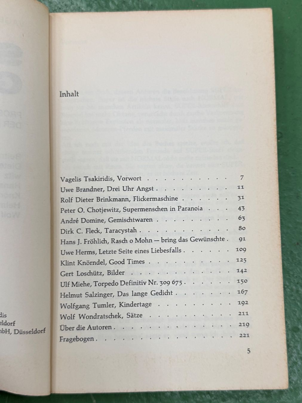 Bücher: Supergarde. Prosa der Beat- und Pop-Generation. – Gebraucht aus Basel von Ostschweiz06 5