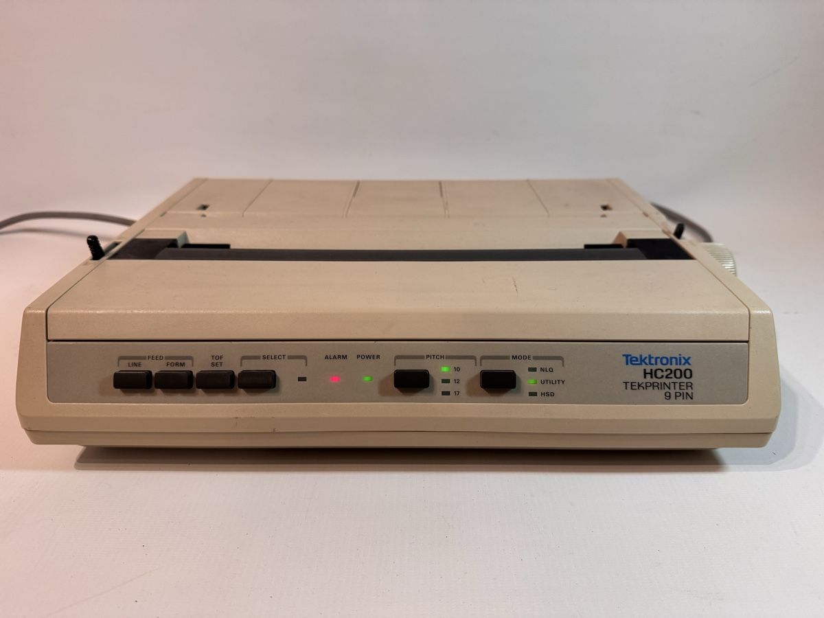 Tektronix HC200 Tekprinter 9-Pin – Power on, ungeprüft (Gebraucht) in ...