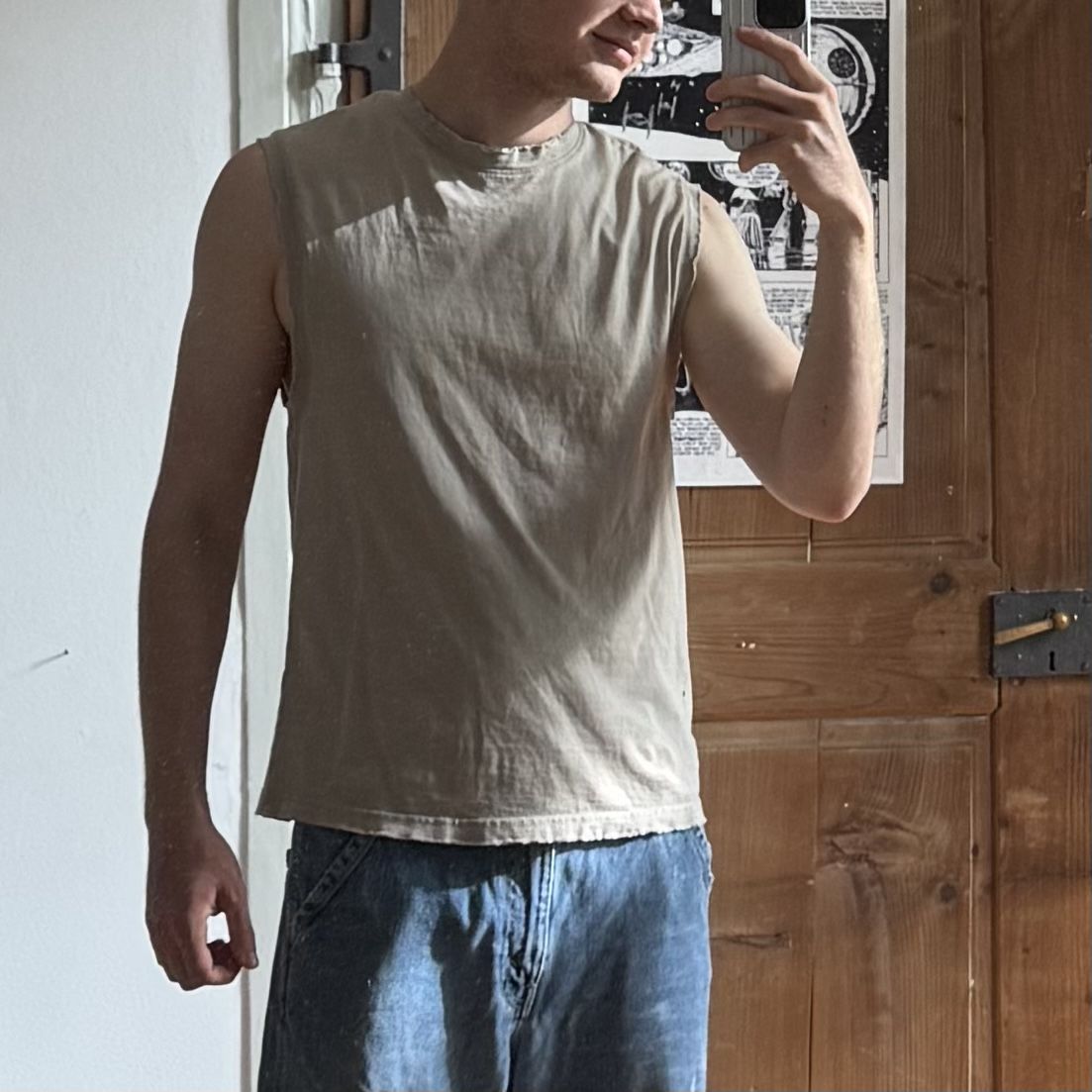 Pull&Bear T-shirts: PULL&BEAR Tank Top Beige XS – Neuf (Voir description) à solothurn par mil_ja.t