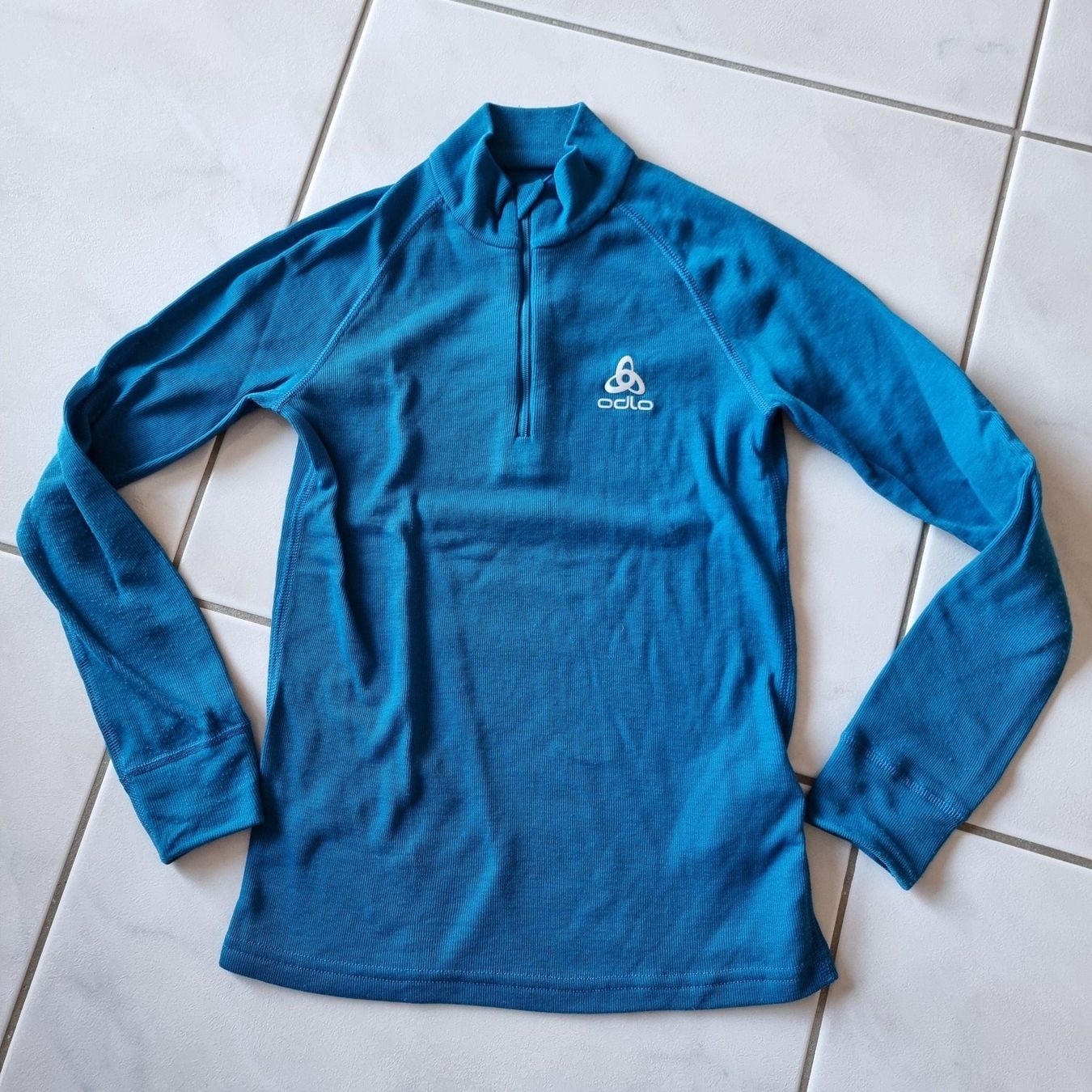Odlo Unterwäsche: Lässiger warmer Odlo Base Layer Gr.140 mit Reissverschluss – Gebraucht aus Arth von Africa44 1