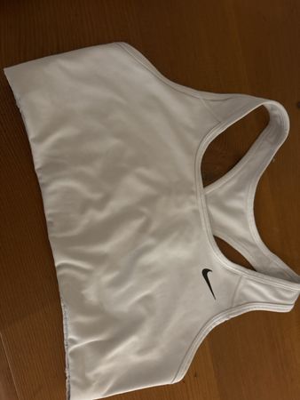 Nike Sport BH weiss, Grösse M 