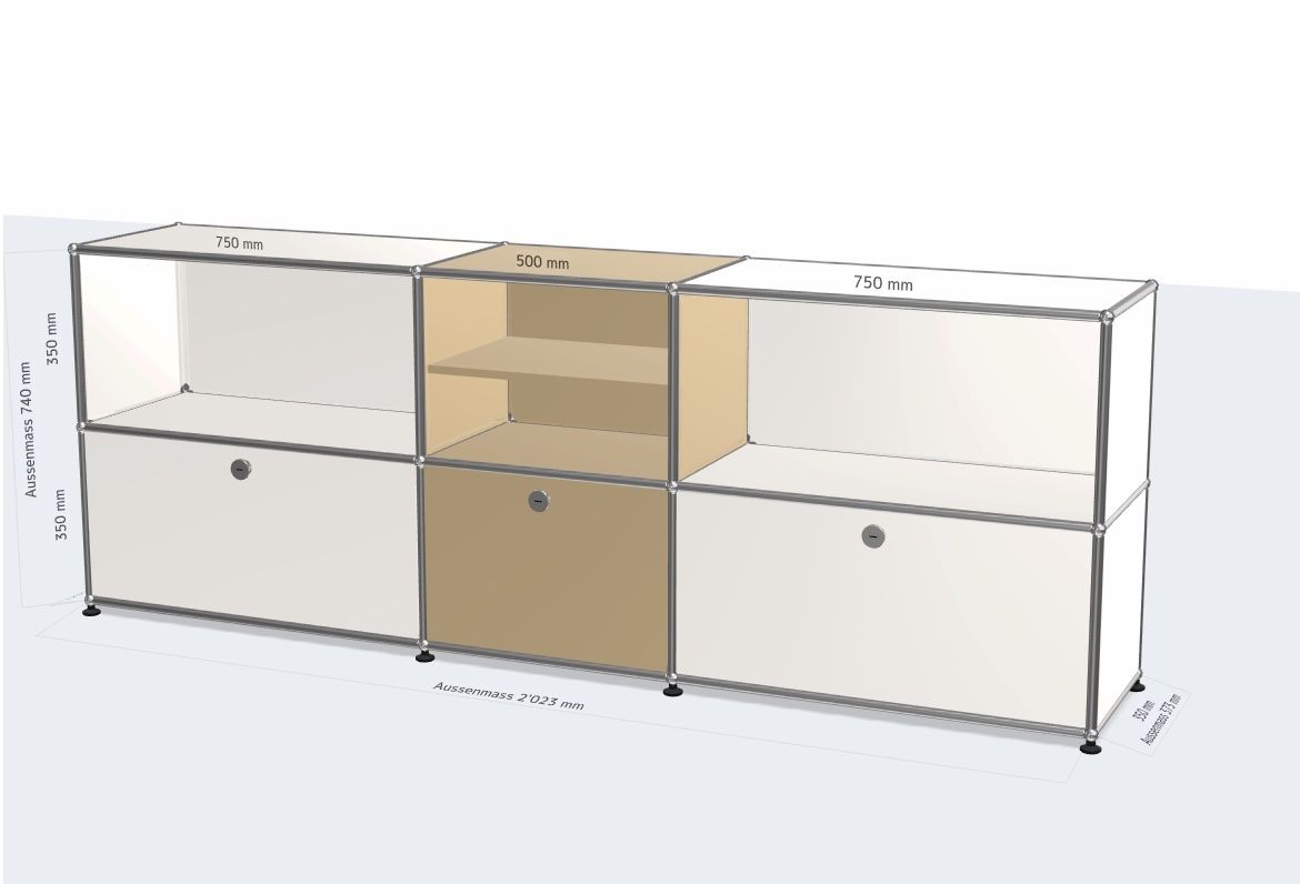 Cassettiere: USM Haller Sideboard Top Zustand – Usato da Zürich venduto da verss 5