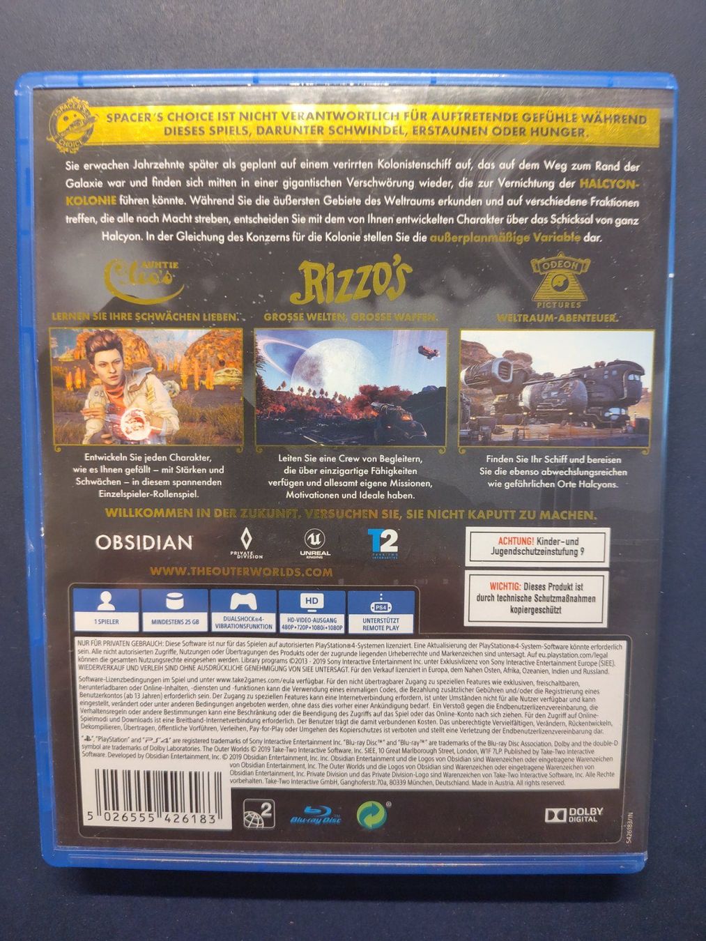 Giochi: The Outer Worlds PS4 – Nuovo (secondo la descrizione) da Gutenswil venduto da N1ck_Name 2