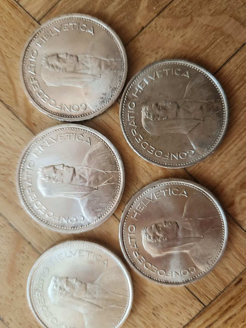 Tutti le monete: monnaies en argent de 5CHF – Usato da Echandens venduto da kimy03 1
