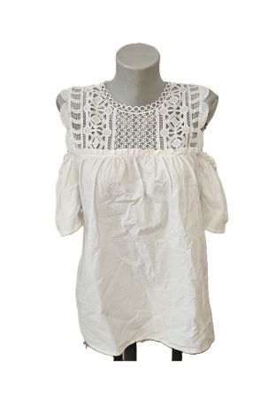 Shirt Gr. S / M Boho Romance Carmen Stil mit Spitze Hippie