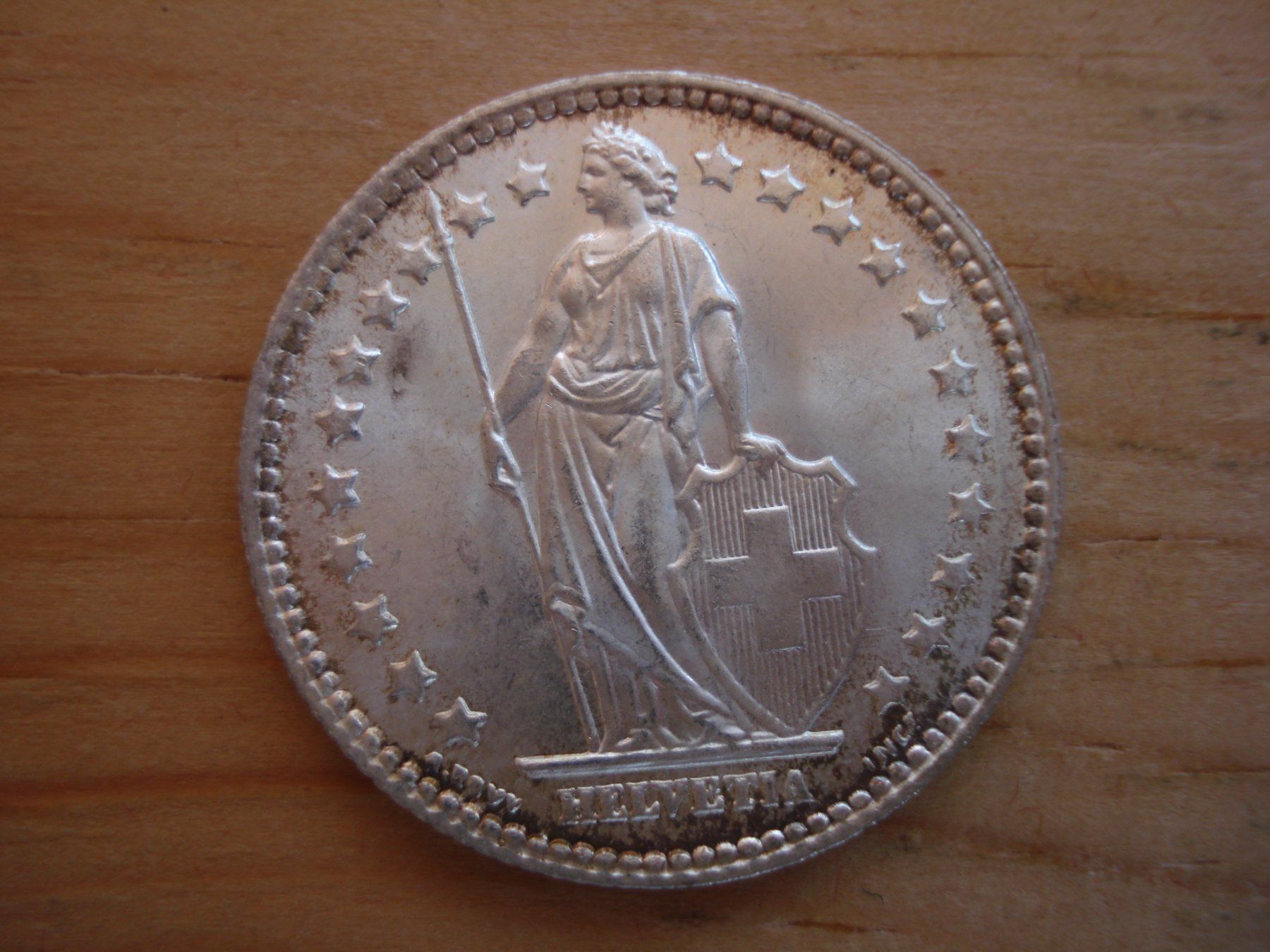 Alle Münzen: (C1) 1 Franken 1939 STGL – Gebraucht aus Erlach von Net-Coins 1