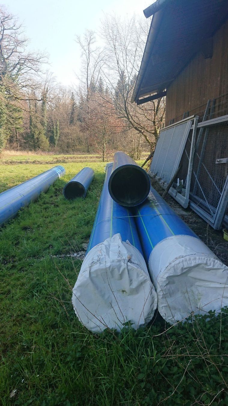 Bagger: Grosses Rohr PE Rohr – Neu und originalverpackt aus Emmen von Tyupi 1