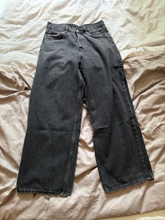 Weekday Jeans Astro Loose Baggy Grey W29 L32 Used