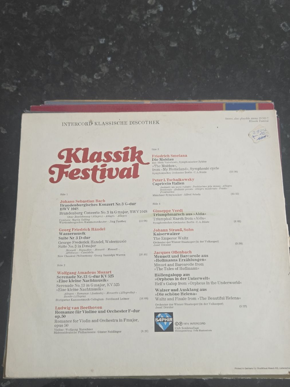 Dischi in vinile: Klassikerfestival  – Usato da Müntschemier venduto da Fee_00 1