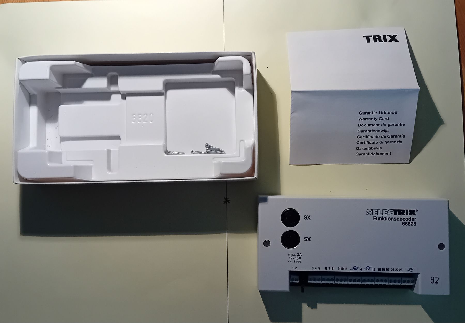 Trix Modellini di ferrovie: Funktionsdecoder SELECTRIX 66828 Décodeur de Fonction – Usato da Orbe venduto da Papounet04 2