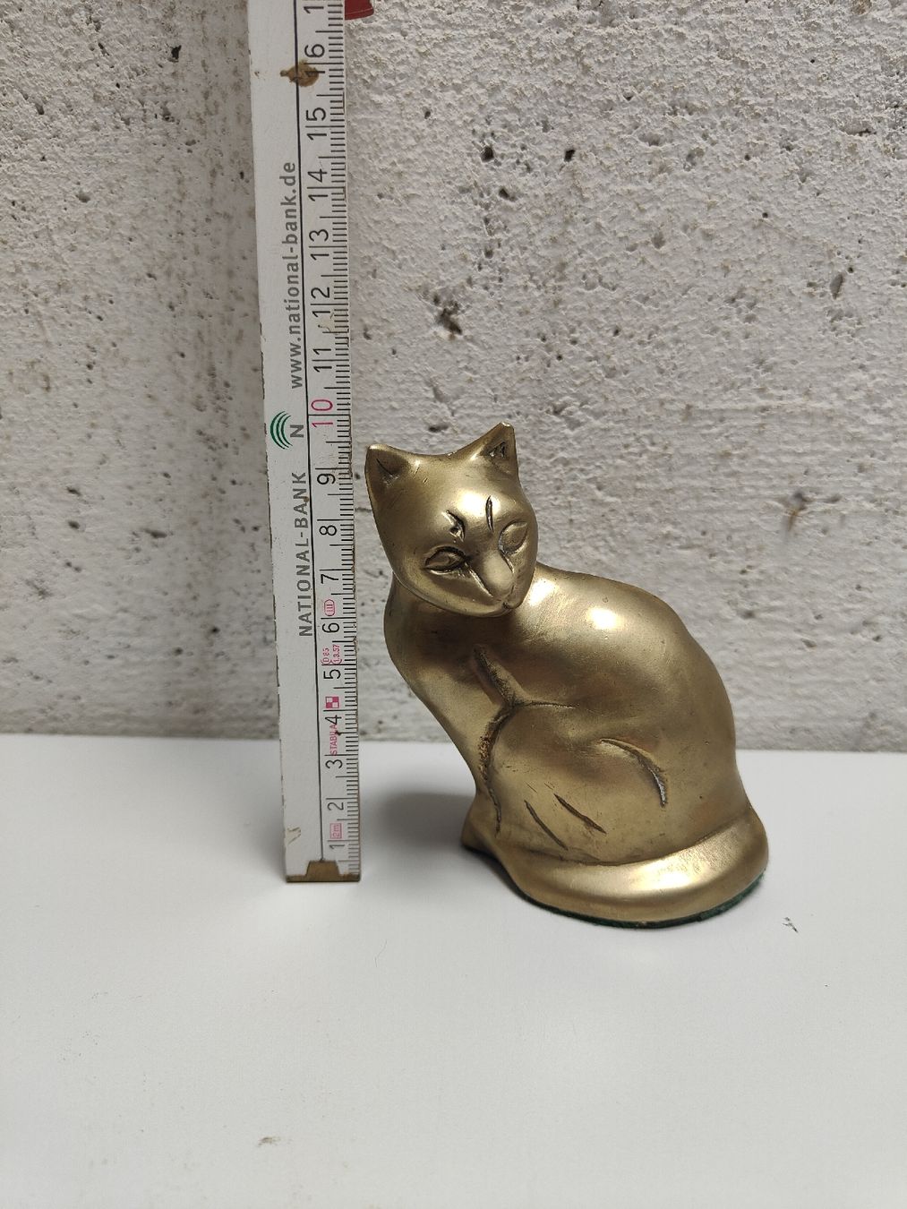 Figuren: Vintage Messing Katze – Gebraucht aus Neuenhof von  6