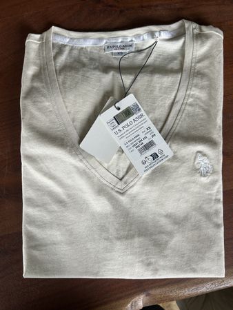 US POLO  T-Shirt Cremefarben🤍 Grösse XS neu