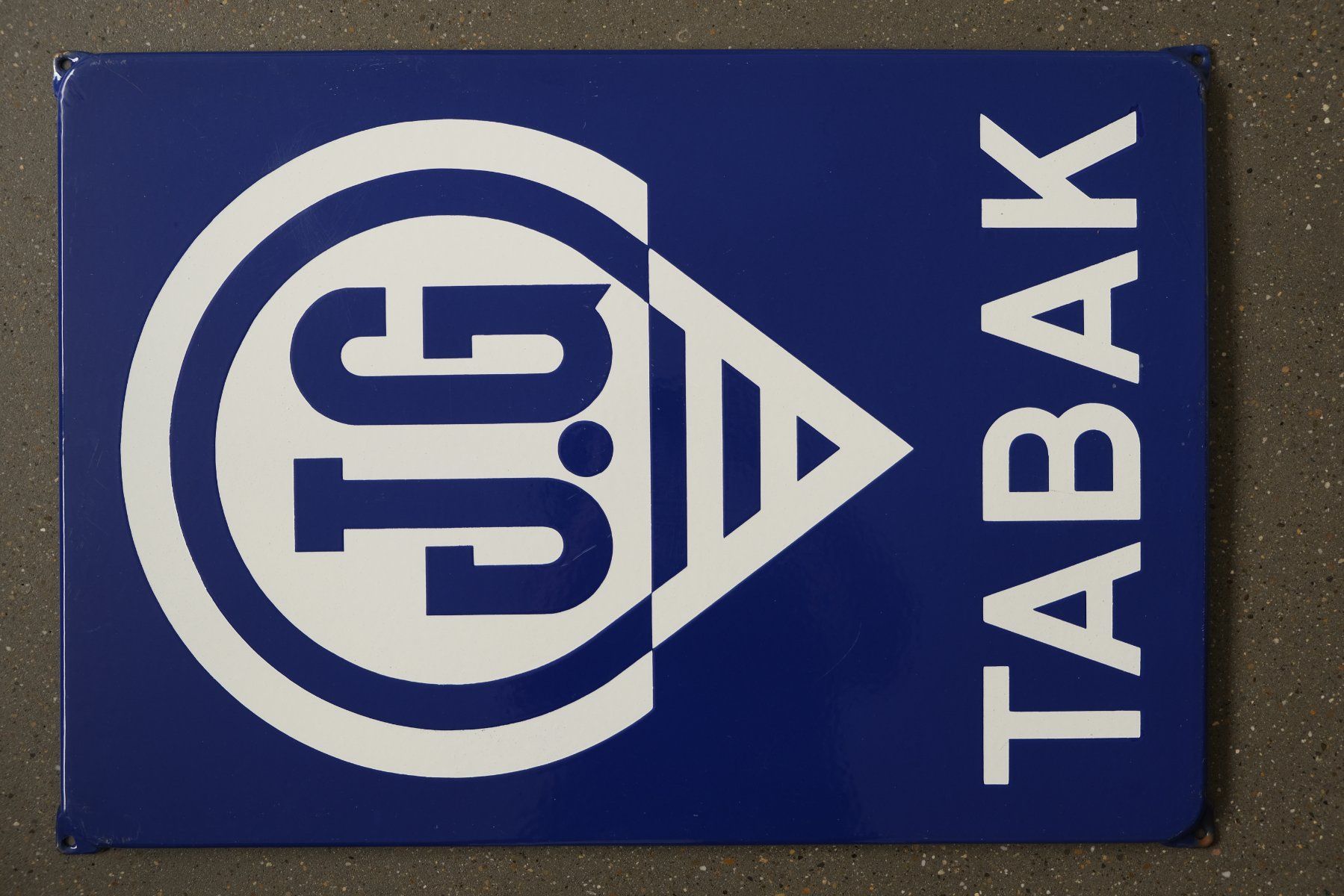 Insegne: Emailschild - JG Tabak – Usato da Zürich venduto da hanso-foundation 1