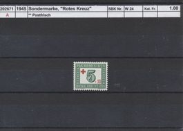 1945 Sondermarke, "Rotes Kreuz", ** postfrisch
