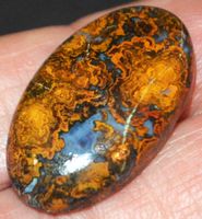 Cabochon L-8111 – Marokkanischer Nahtachat 27x16mm