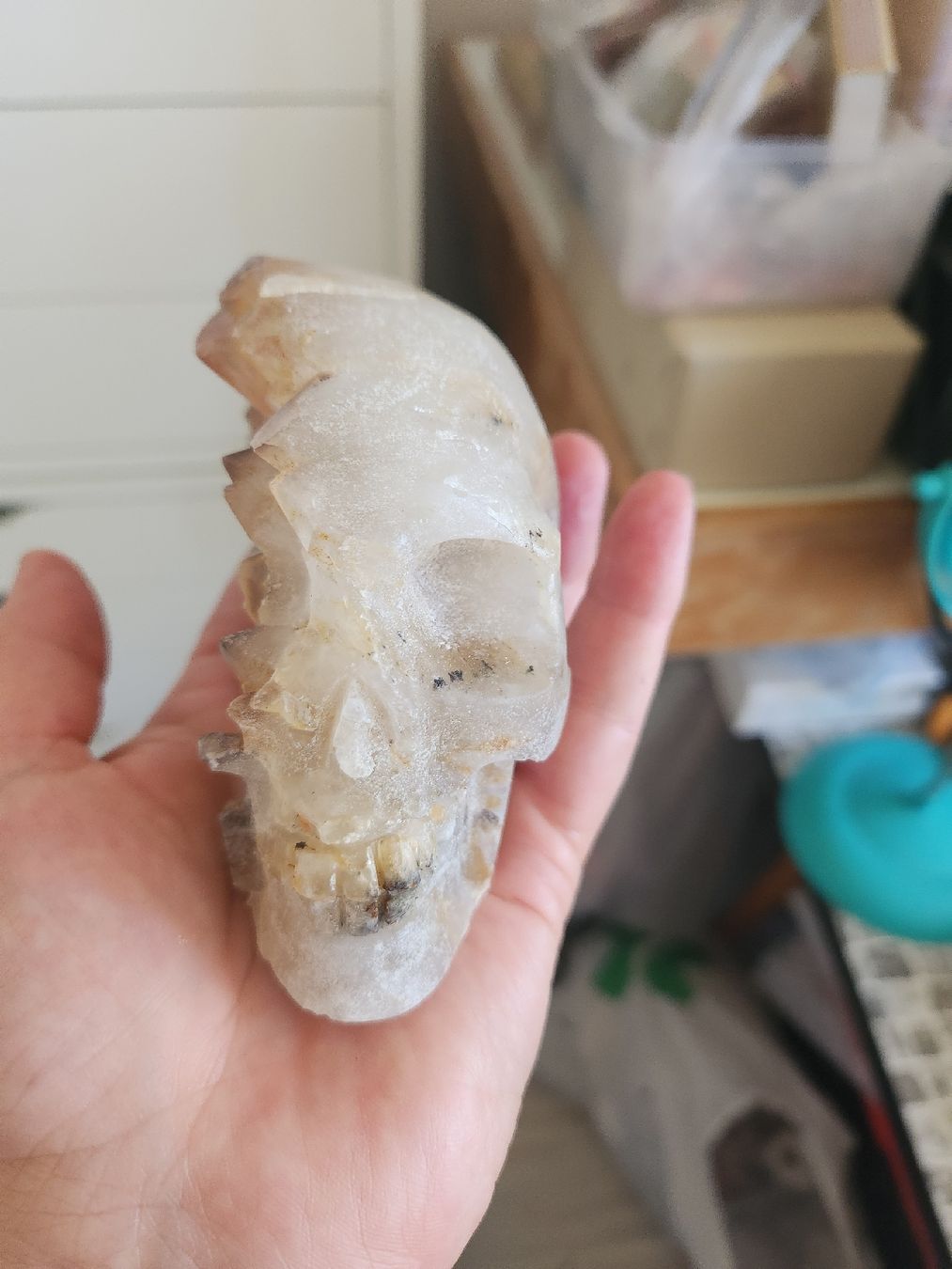 Tutte le decorazioni: crâne de cristal de roche  – Nuovo e nell'imballaggio originale da St-Livres venduto da SilkeC