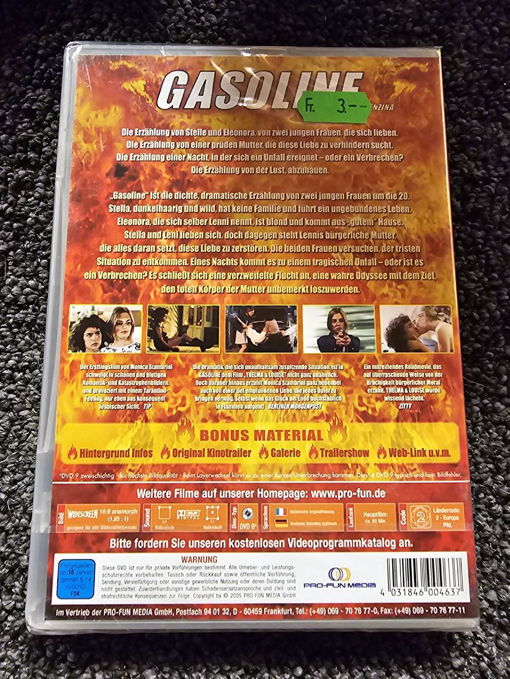 Tutti i DVDs: Gasoline - Benzin - DVD Neuverpackt – Nuovo e nell'imballaggio originale da Ruswil venduto da jan_bxl5 1