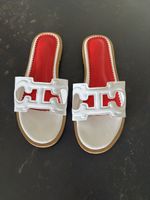 Weisse Sommer-Sandalen, Grösse 38 - Bequem & Chic!