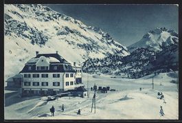 AK Maloja, Hotel Maloja-Kulm im Winter