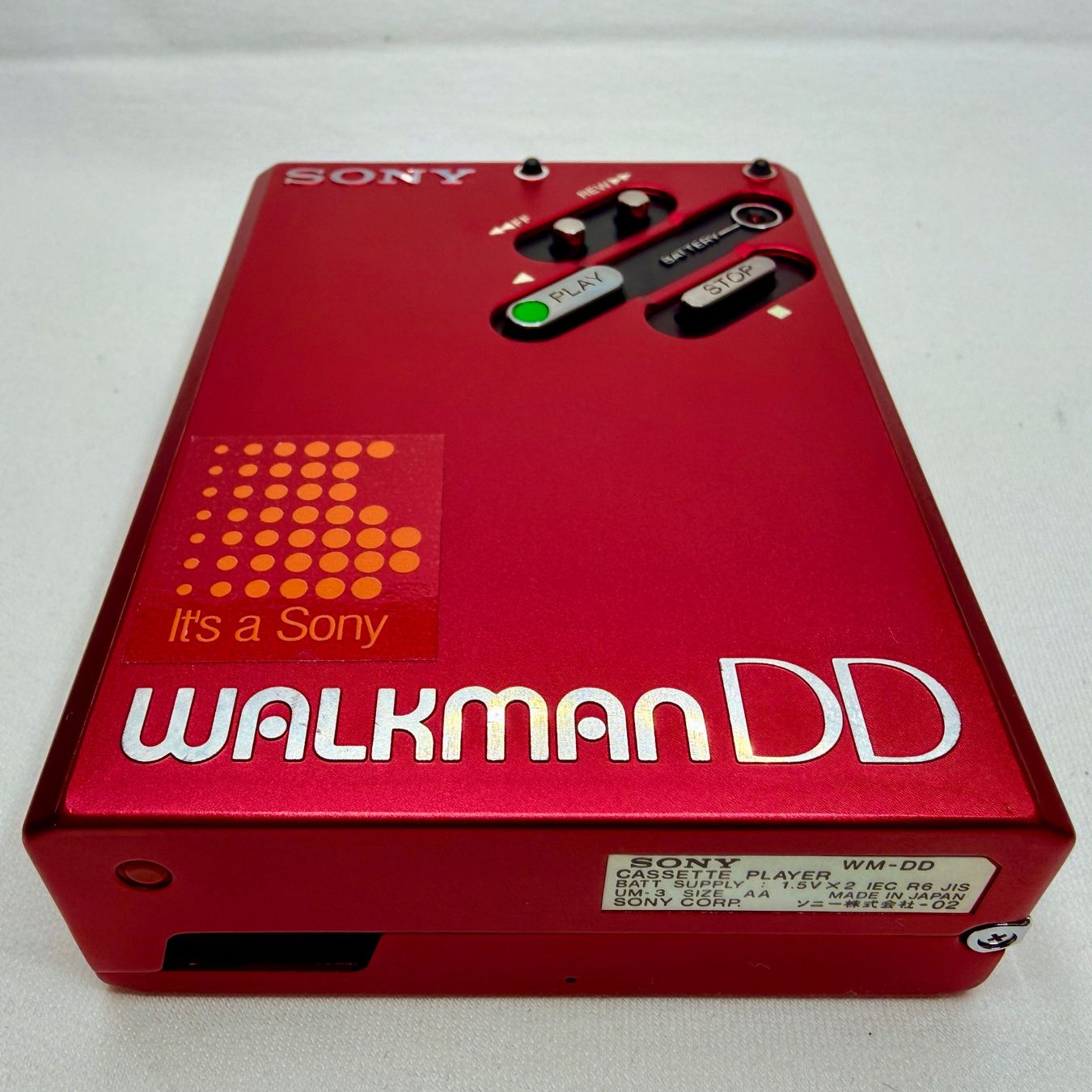 Sony Tragbarer Mediaplayer: Sony Walkman WM-DD rot #288 – Gebraucht aus Vorderthal von WalkmanClinic 3