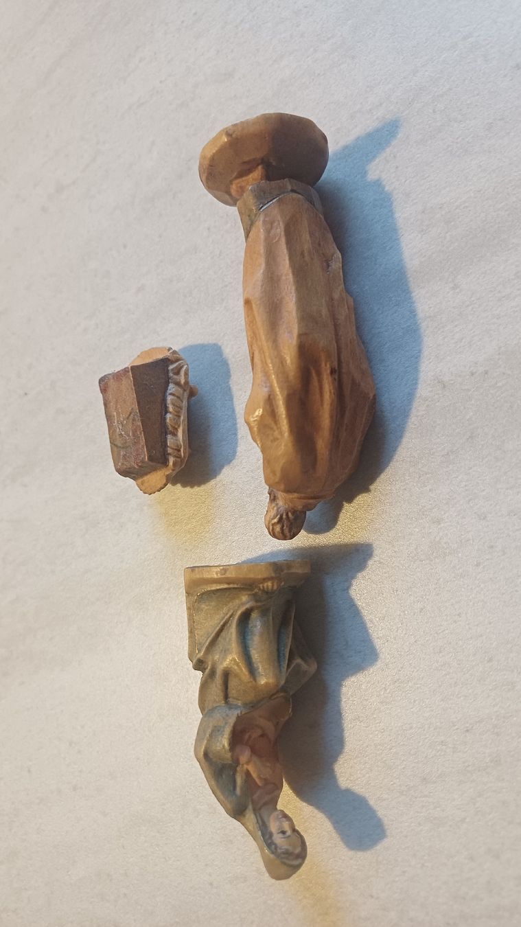 Statuette: 3 Krippenfiguren Maria Joseph Jesus  – Usato da Flawil venduto da Pinkmalibu 3