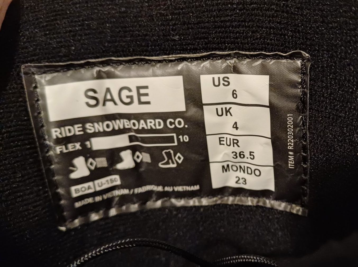 Ride Scarpe per ragazzi: Ride Snowboardschuhe Gr.36.5 – Nuovo (secondo la descrizione) da Oberrieden venduto da Raja011 5