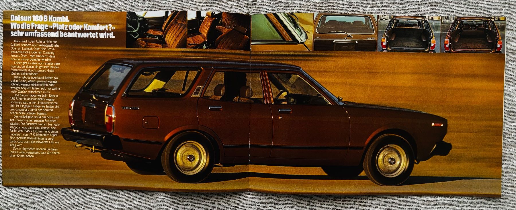 Datsun Documenti: Datsun 180B Prospekt Schweiz ca. 1972er – Usato da Dübendorf venduto da eug_b6ld 2