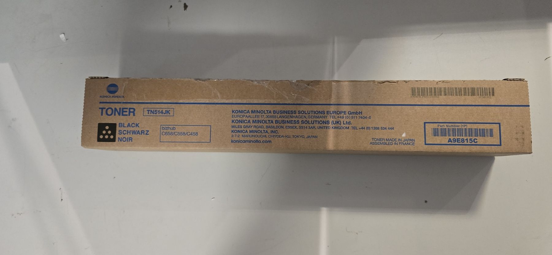 Konica Cartucce per stampanti & toner: Toner Schwarz TN514K Konica Minolta A9E815C – Nuovo e nell'imballaggio originale da Emmen venduto da Kusi90