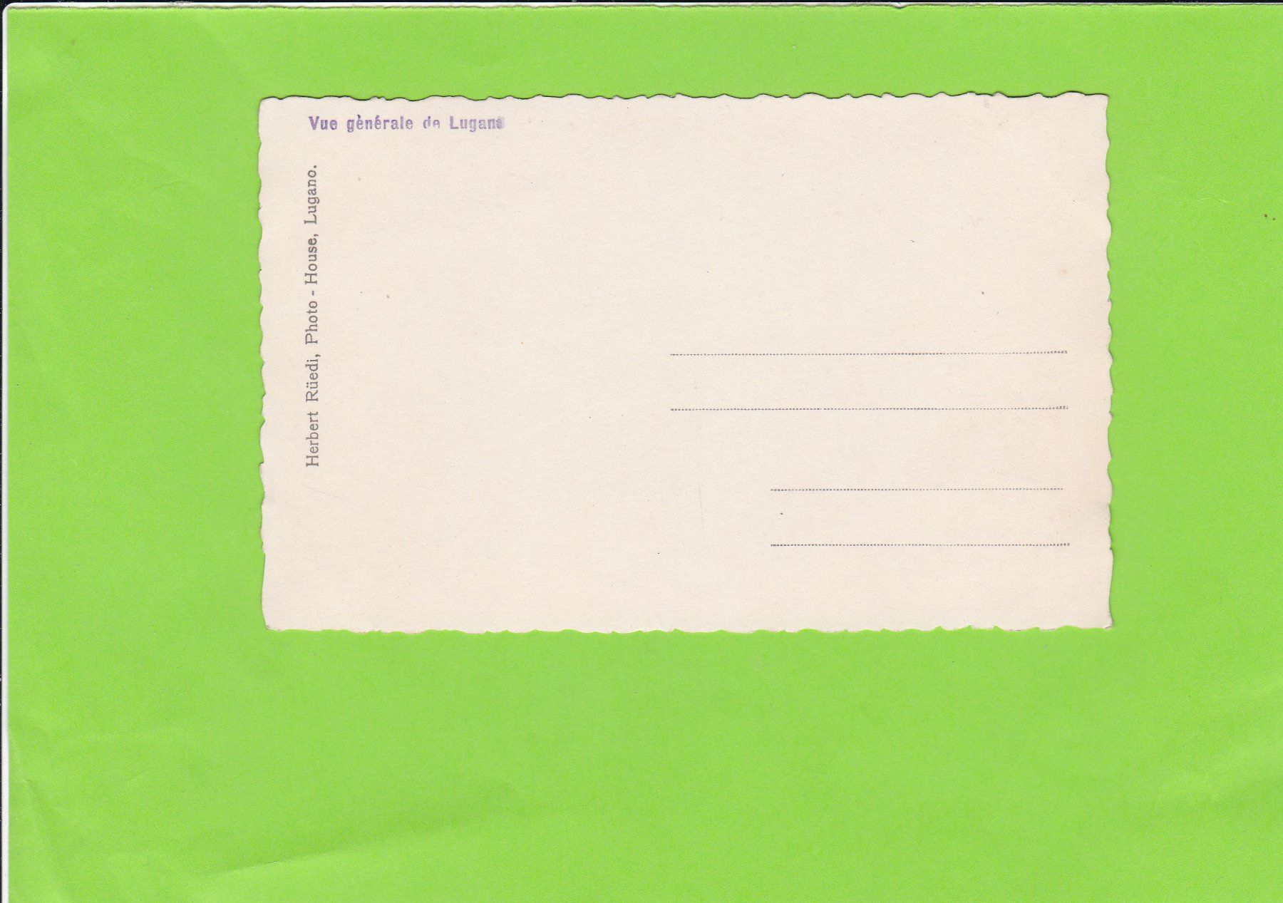 Cartoline postali: Lugano – Usato da St. Peterzell venduto da neckertal 1