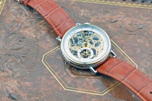 Orologi: Eichmüller schöne grosse Skelettuhr 50mm – Nuovo e nell'imballaggio originale da Wittenbach venduto da Gapservice 3