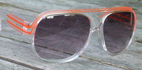 Brillen & Gläser: Retro Aviator Designer Sonnenbrille rt210 ice orange – Neu und originalverpackt aus Illnau von diy-shop